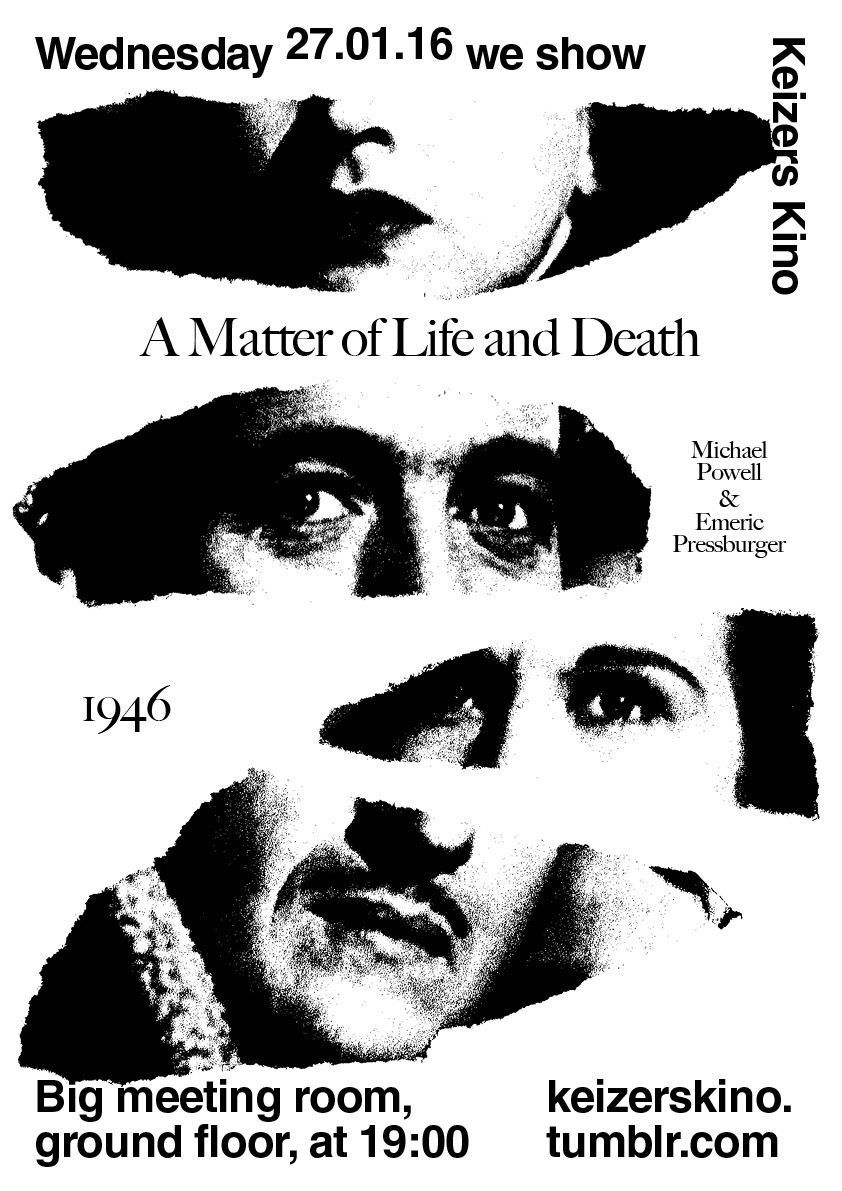 A Matter of Life and Death, screened 27th January 2016
