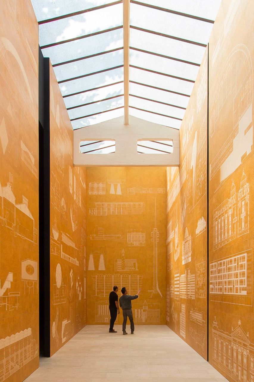Golden room, Serbian Pavillion, Giardini, 2014.